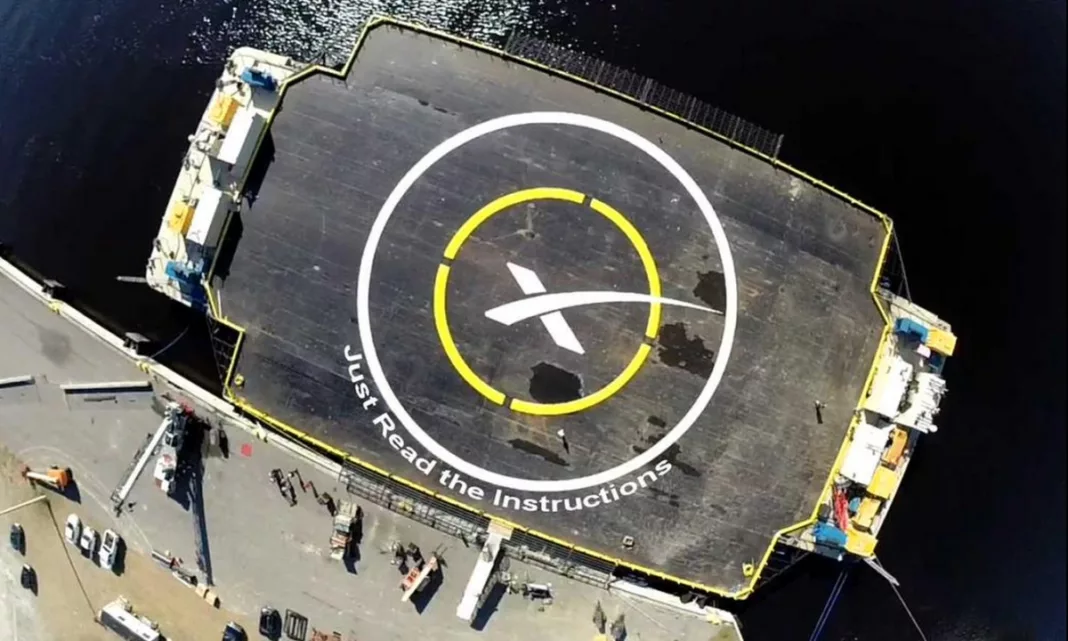 SpaceX platform