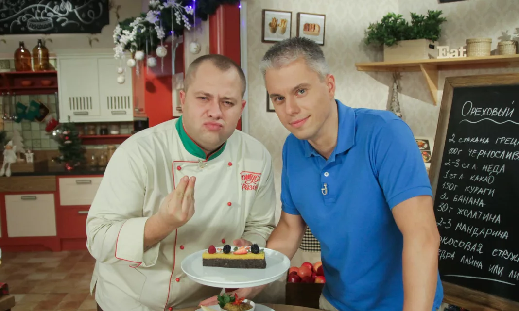 Андрей Доманский и Андрей Дромов, проект «Готовим вместе» на телеканале «Интер»