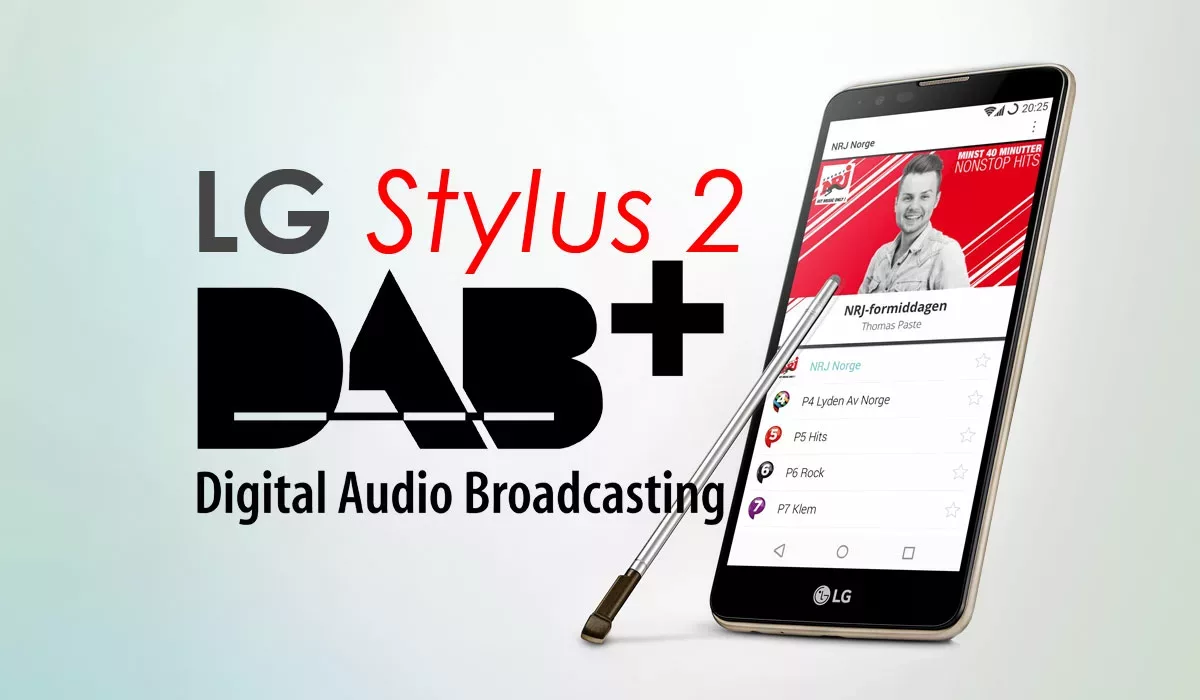 LG Stylus 2 – первый смартфон, поддерживающий радио в стандарте DAB+ |  Mediasat