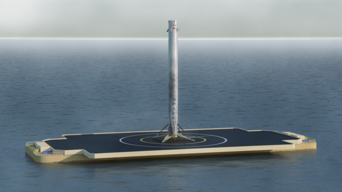 First Stage Landing Falcon 9