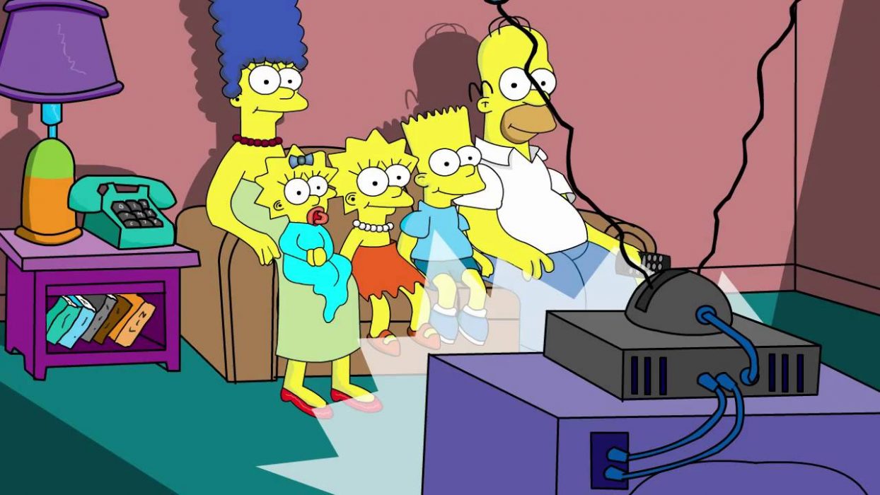 Симпсоны смотрят ТВ