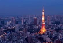 Japan TV Tower in Tokyo