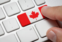 Клавиатура флаг Канады