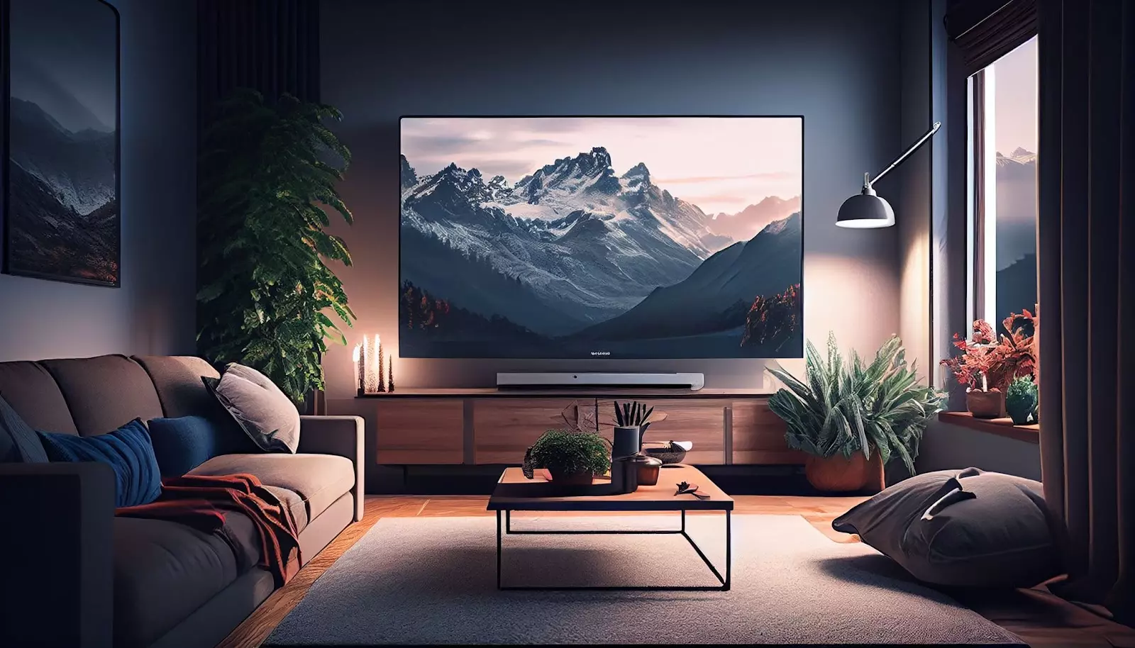 Телевизор в комнате