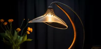 Настольная лампа с футуристическим дизайном